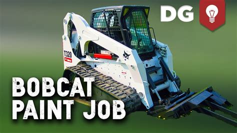 how to paint a bobcat skid steer|bobcat charcoal gray paint.